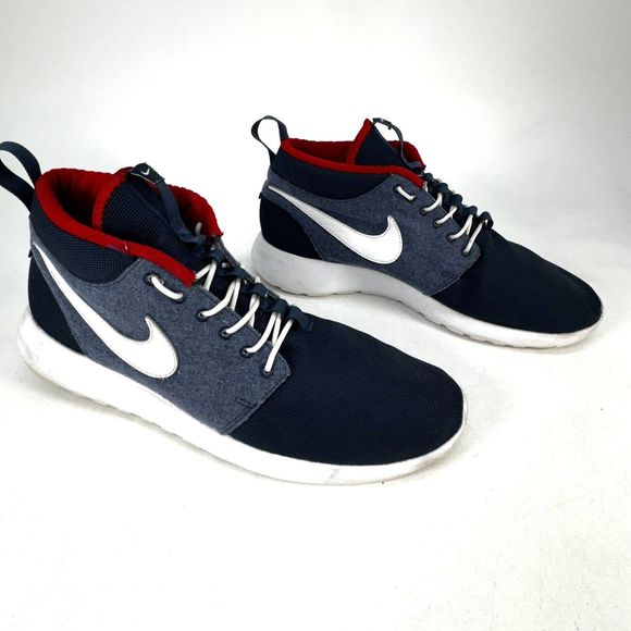 Nike ID Roshe Run Men’s 13 Red White Blue Pendleton Wool One Of A Kind V02NI main image 4